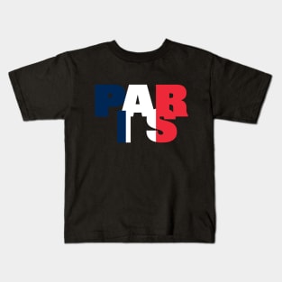 Paris Tricolor Kids T-Shirt